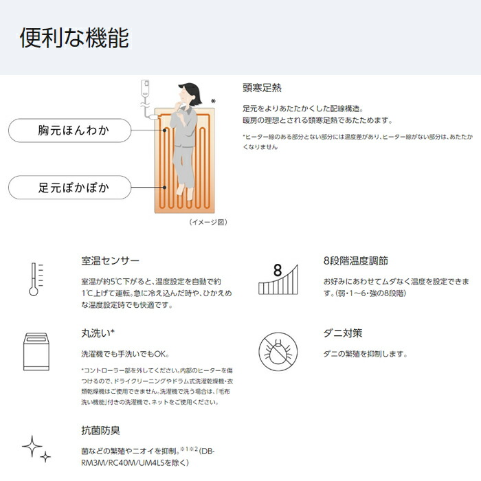 楽天市場】【当日出荷】パナソニック 【188×137cm】電気かけしき毛布