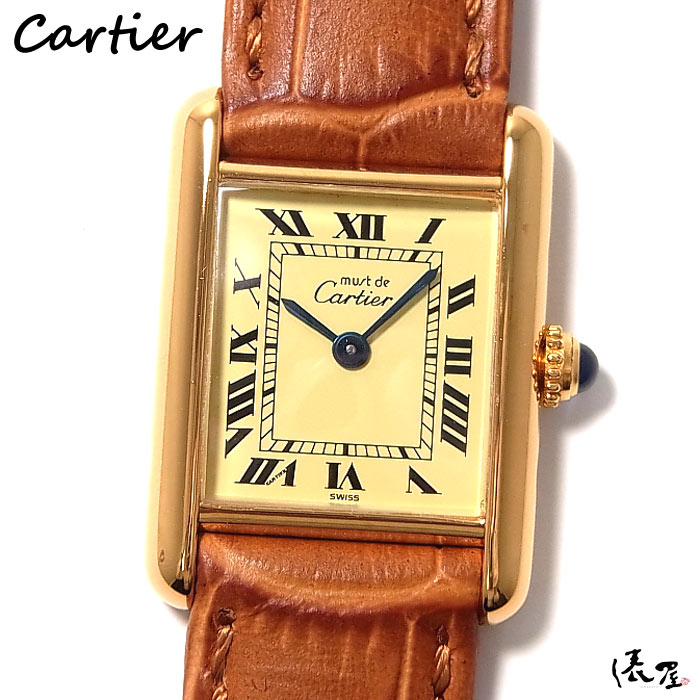 楽天市場】【国際保証書】 カルティエ マストタンク SM 【極美品】 QZ