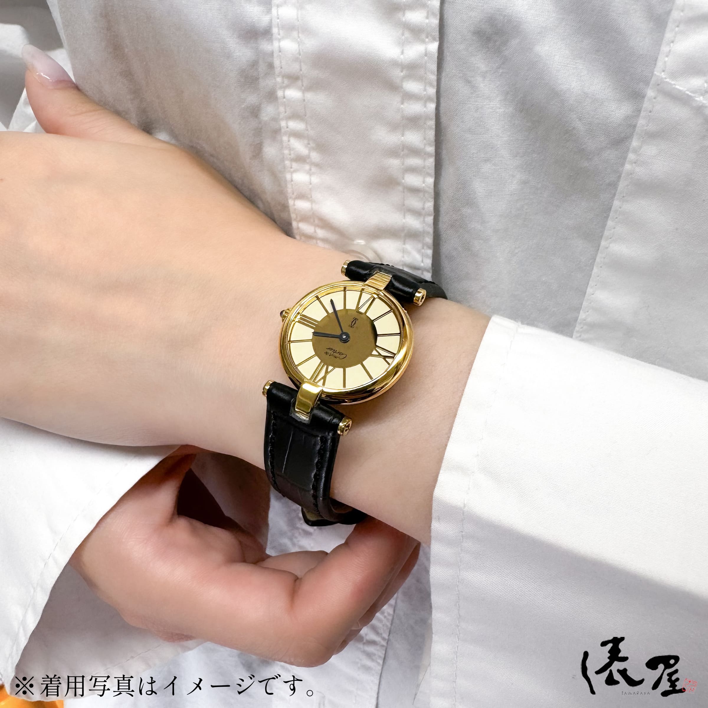 楽天市場】【希少品】 カルティエ マストヴァンドーム SM ゴールド4