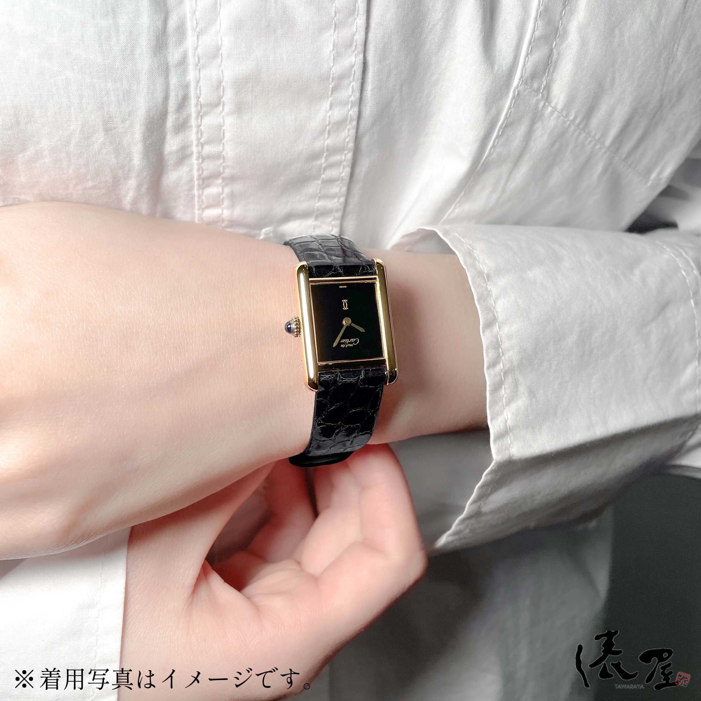 楽天市場】【オーバーホール済】 カルティエ マストタンク SM ブラック