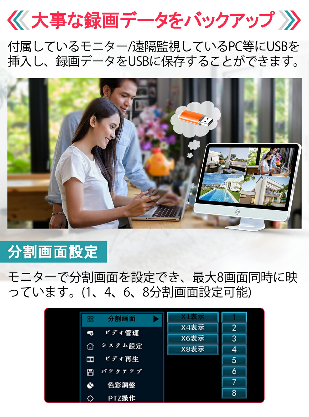 楽天市場】☆限定15％OFFクーポン！☆防犯カメラ セット 夜間カラー