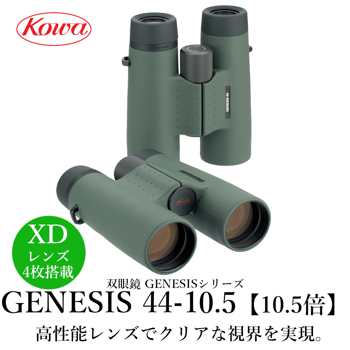 楽天市場】KOWA｜コーワ 双眼鏡 GENESIS44-10.5 (10.5倍) 防水 : 興和