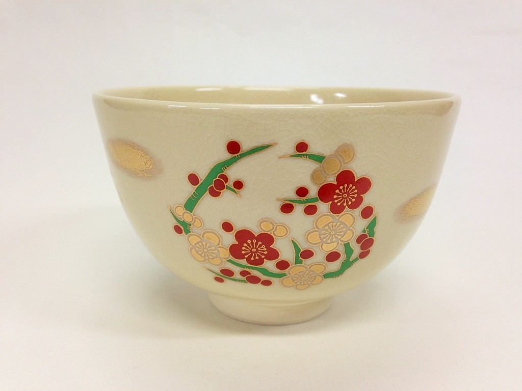 楽天市場】【茶道・茶道具】【裏千家・表千家】仁清写 四君子 抹茶茶碗