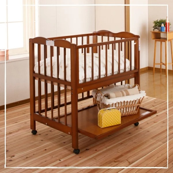 楽天市場】【代引不可】ベビーベッド ミニ アン キンタロー キャスター