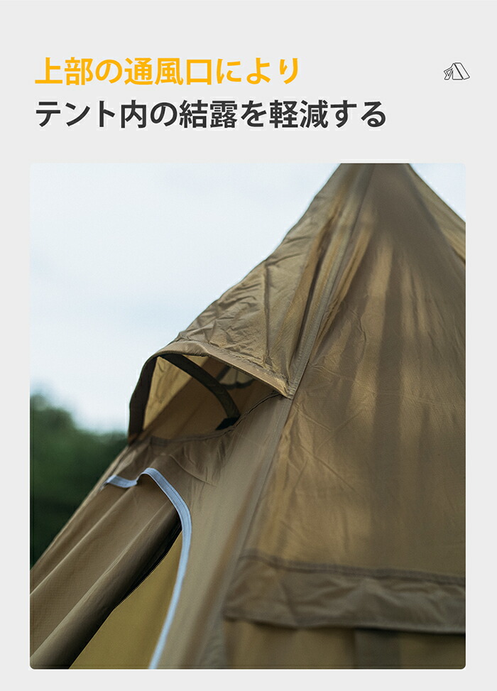 楽天市場】人気 八角形ピラミッドタワー 煙窓テント テント 八角形