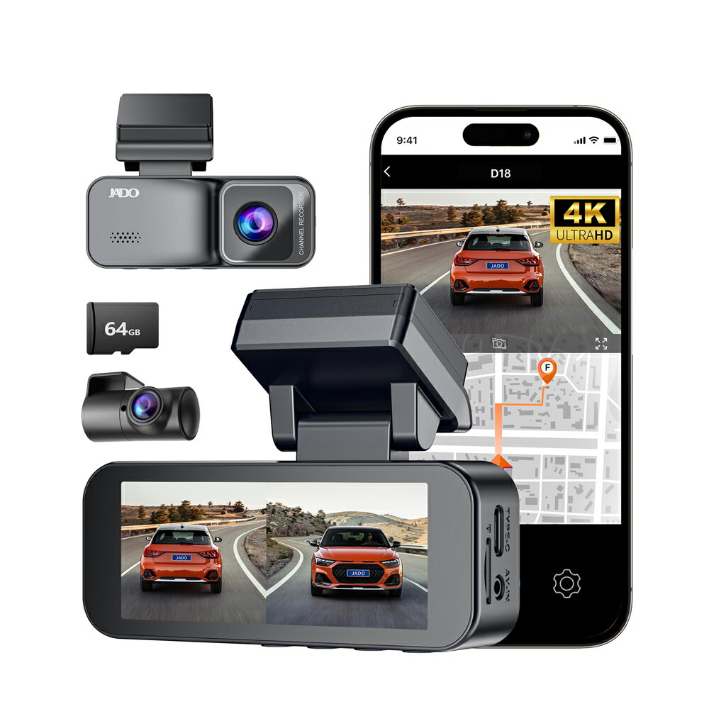 楽天市場】JADO ドライブレコーダー ミラー型 小型ドライブレコーダー