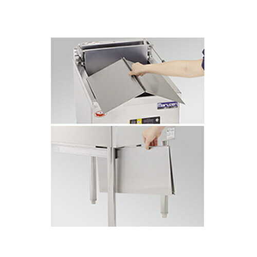 楽天市場】MEF-18E 【マルゼン】 電気フライヤー 18L 幅450×奥行600×高