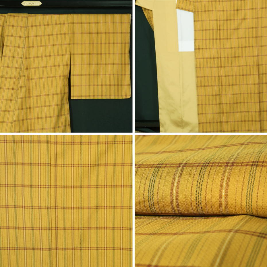 楽天市場】【特選】 新品仕立上品 本場黄八丈 伝統的工芸品 綾織 まる