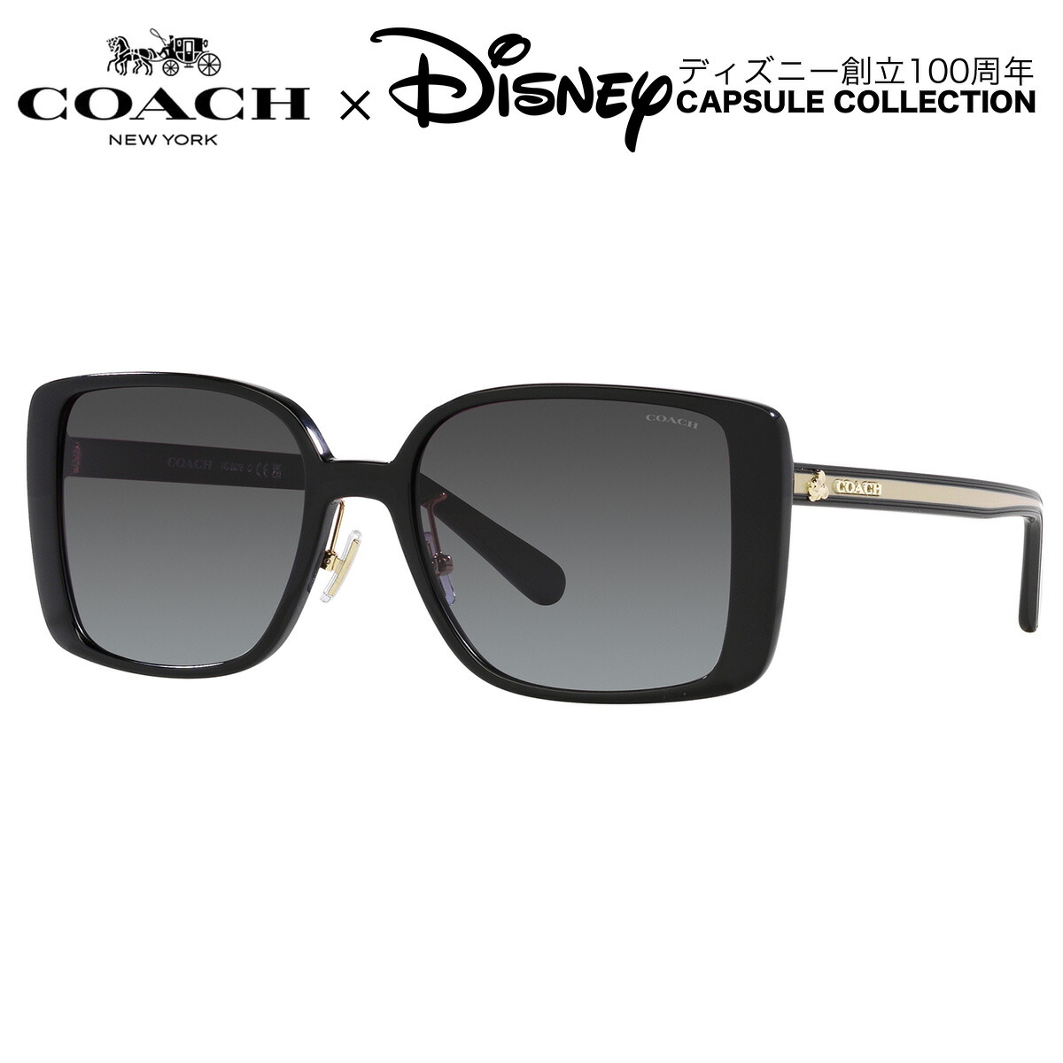 楽天市場】コーチ HC8375 50028G 56 サングラス COACH ディズニー創立
