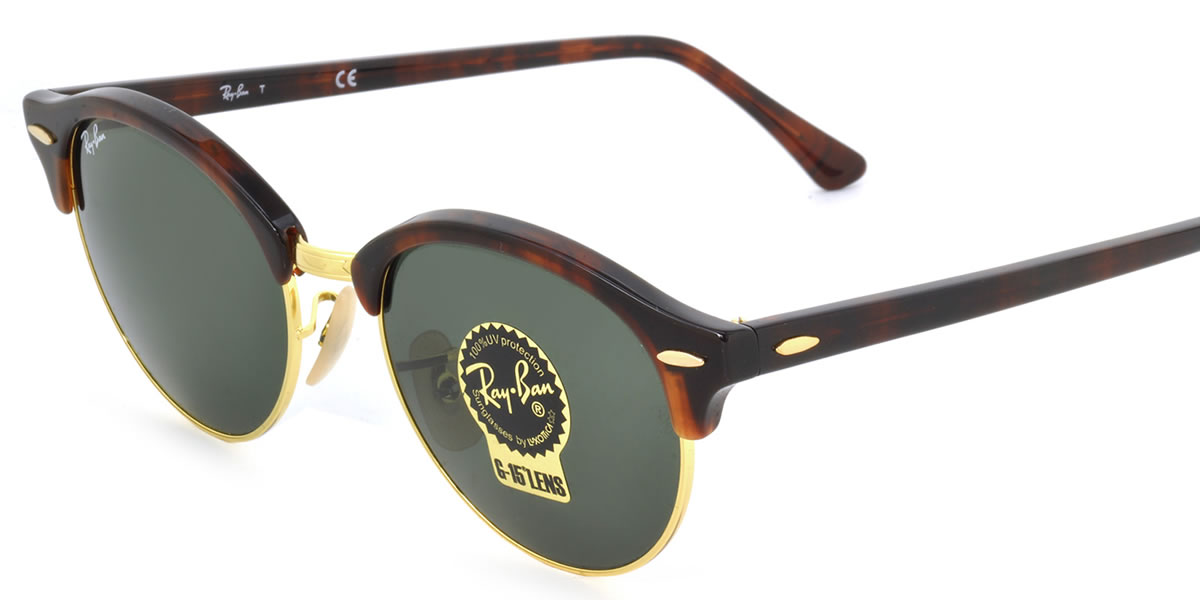 楽天市場】レイバン サングラス クラブラウンド Ray-Ban RB4246 990 51
