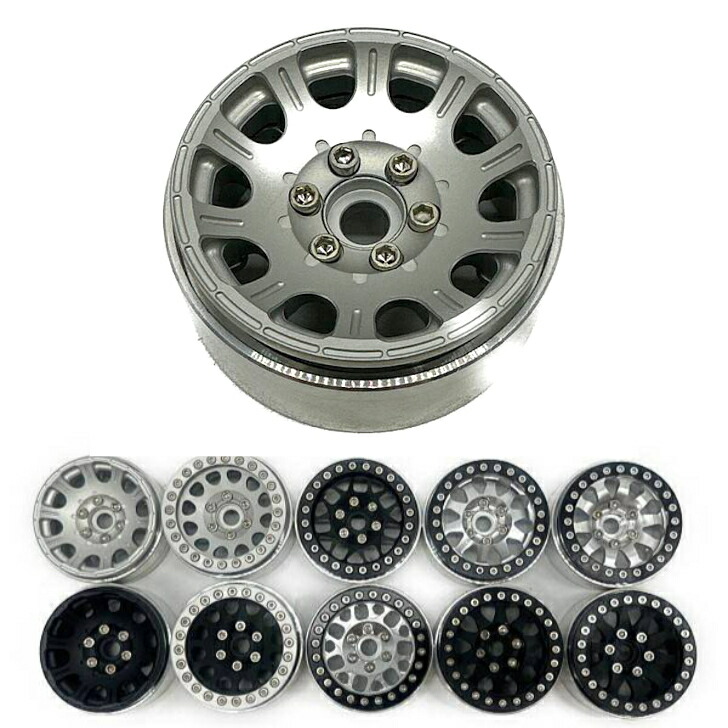 楽天市場】4個セット RCクローラーホイールリム 1.9インチ 1:10 六角