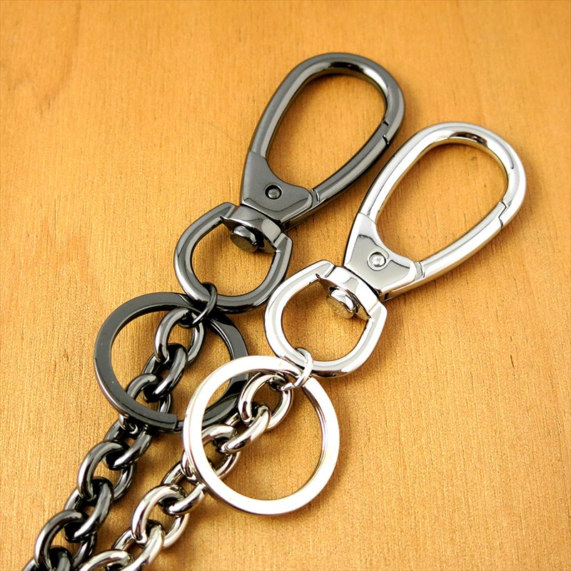 楽天市場】ウォレットチェーン 鎖チェーン カラビナキーホルダー 45cm