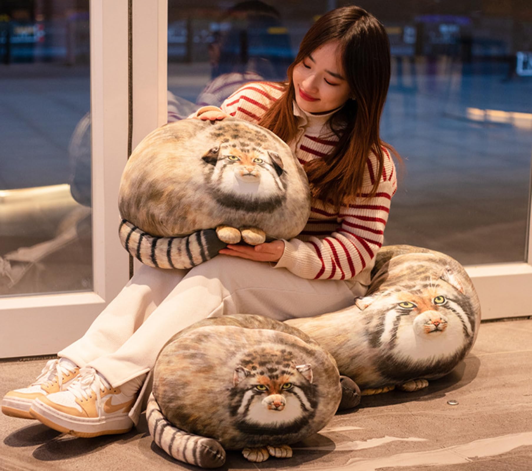 楽天市場】マヌルネコ ぬいぐるみ 抱き枕 ぬいぐるみ 柔らかく