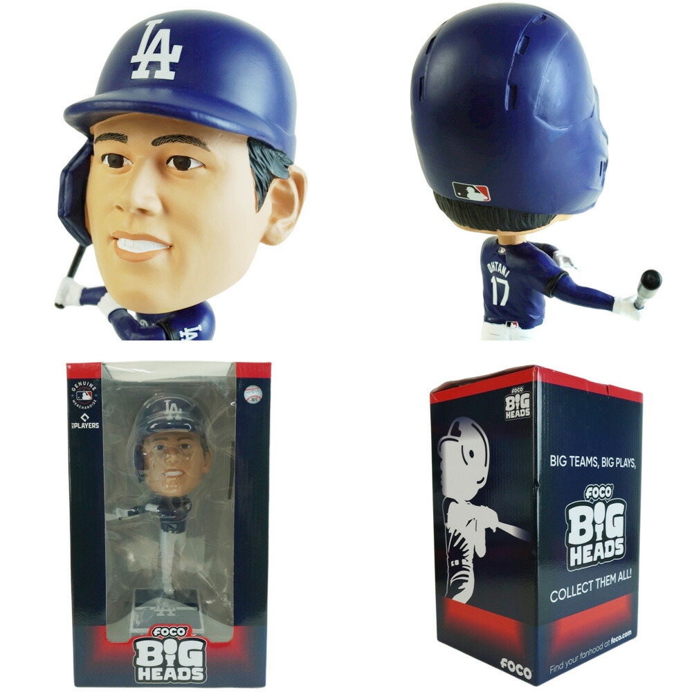 楽天市場】大谷翔平 ボブルヘッド 9.5インチFOCO MLB BIG HEADS 9.5