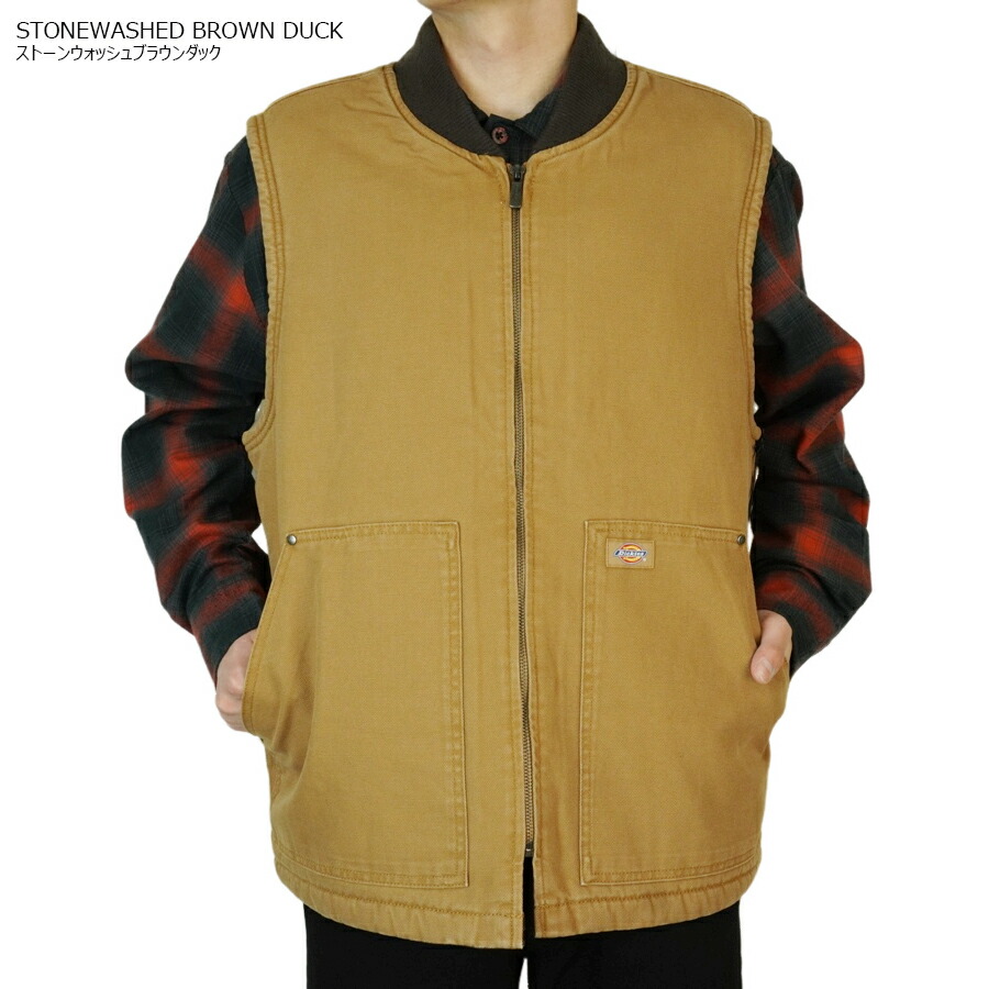 楽天市場】DICKIES ディッキーズメンズ ベストダック インサイド ボア