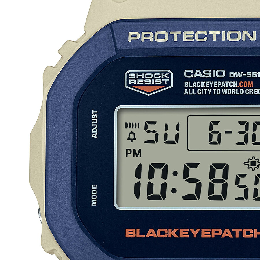 楽天市場】G-SHOCK BlackEyePatch コラボレーションモデル DW-5610BEP