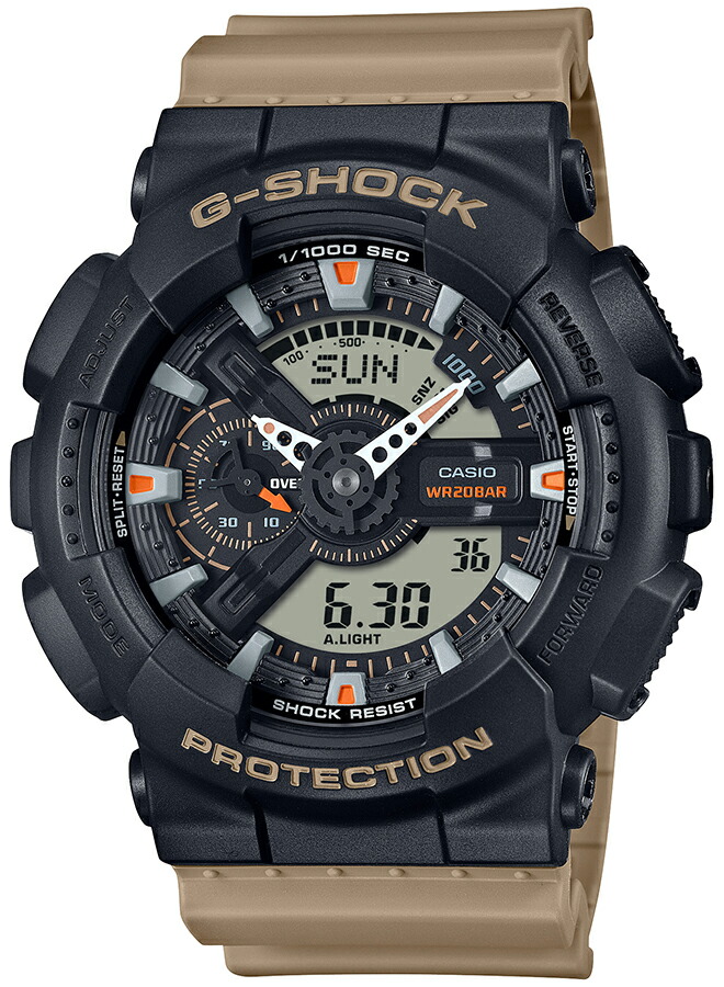 楽天市場】G-SHOCK Two tone utility colors GA-110TU-1A5JF メンズ