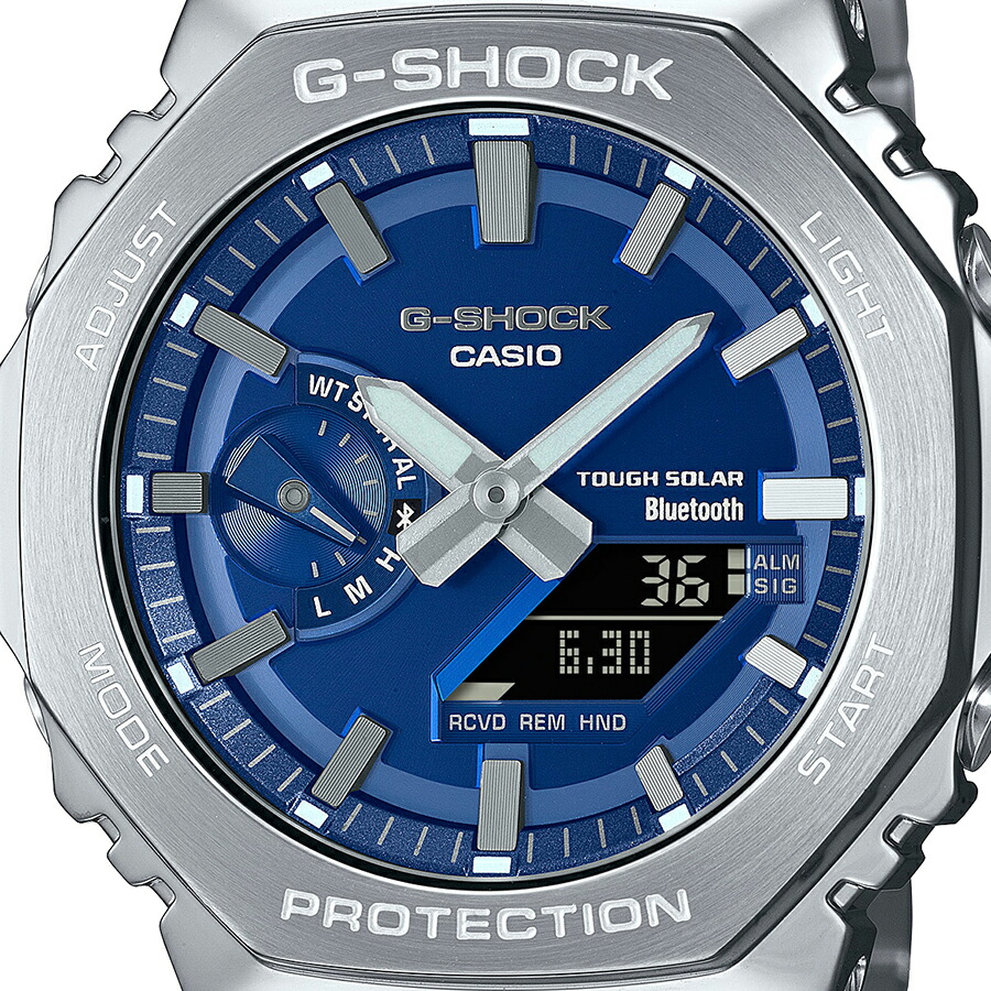 楽天市場】G-SHOCK FULL METAL フルメタル ブルーアクセント GM