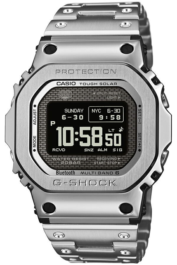 楽天市場】G-SHOCK フルメタル MIP液晶モデル シルバー GMW-BZ5000D