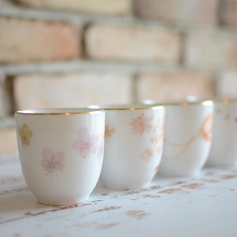 楽天市場】【磁器】大倉陶園 四季湯呑み碗シリーズ（4客揃） : BECOS