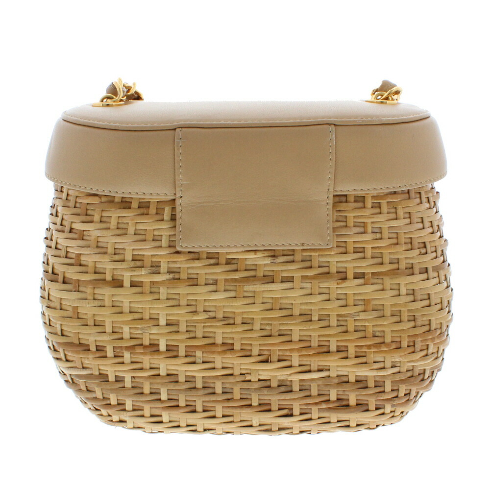 楽天市場】シャネル CHANEL ストローショルダーバッグ カゴ 籠 竹