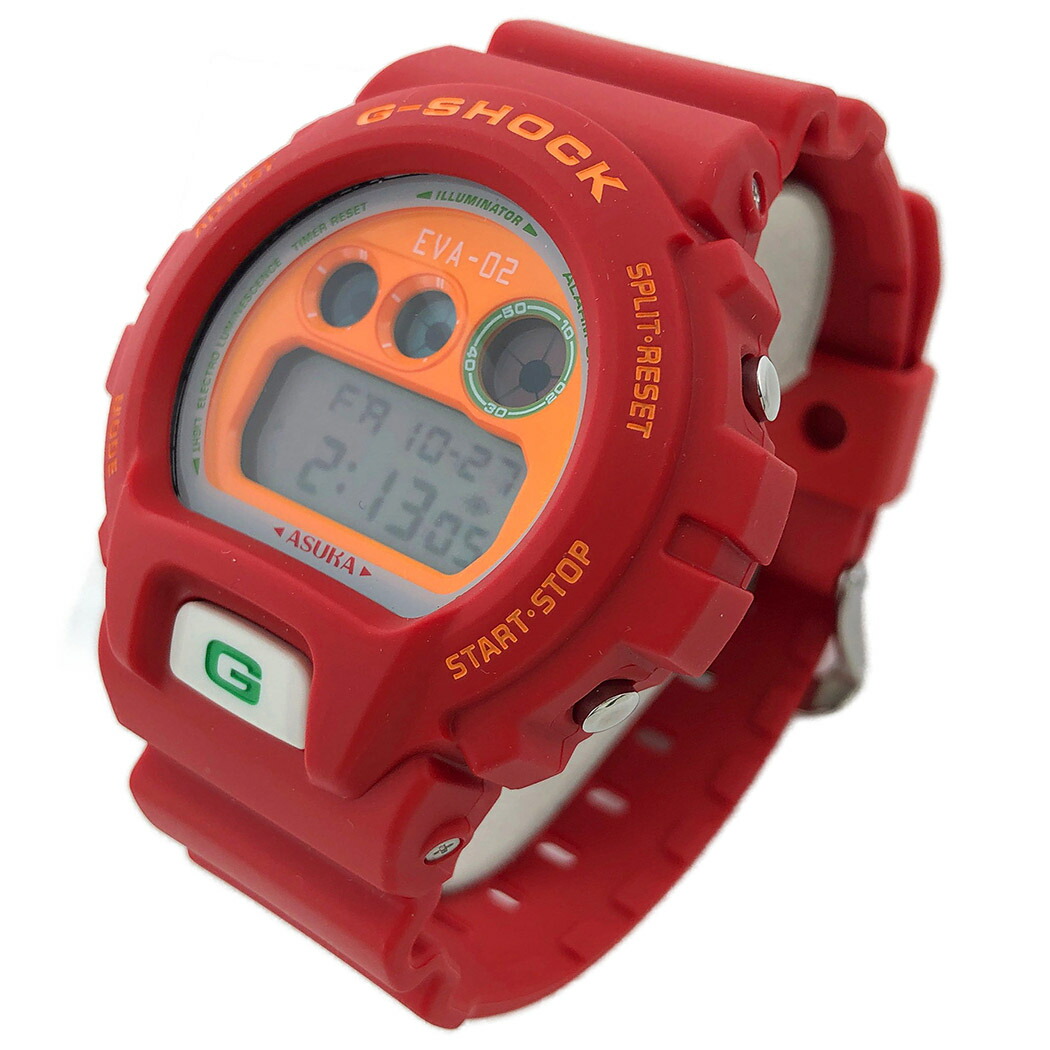 楽天市場】カシオ G-SHOCK ヱヴァンゲリヲン アスカモデル DW-6900FS