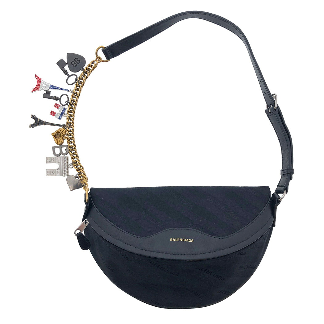 楽天市場】バレンシアガ□スーベニアXS ジャガードロゴ ボディバッグ