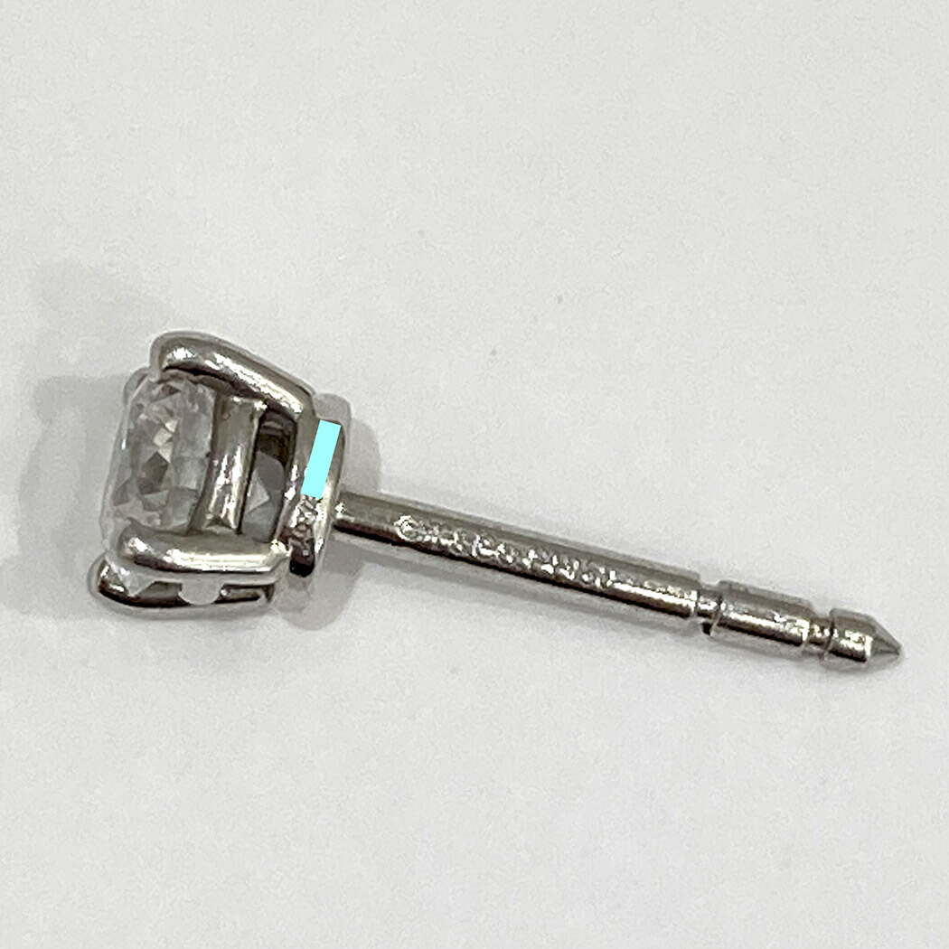 楽天市場】Tiffany&Co. ソリティア ダイヤモンド スタッド ピアス