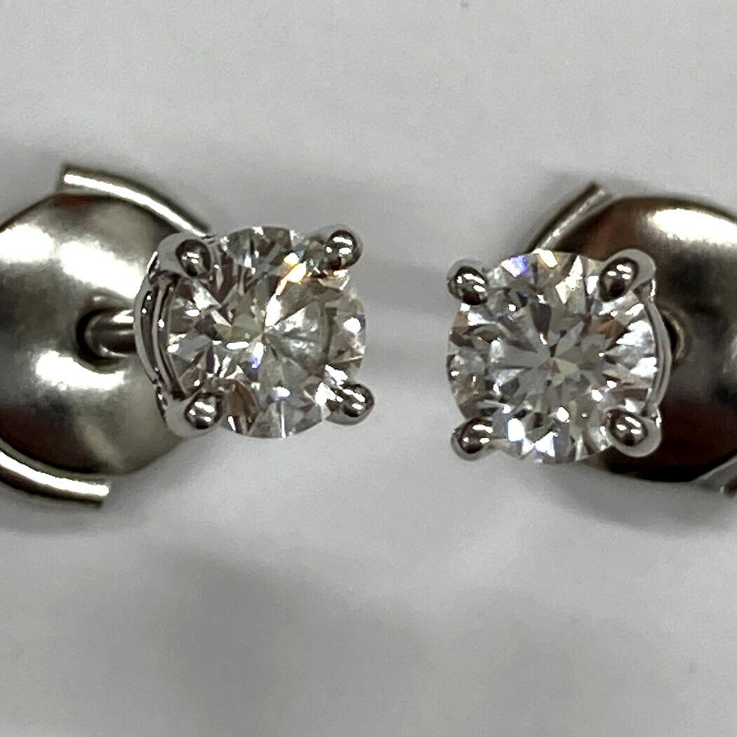 楽天市場】Tiffany&Co. ソリティア ダイヤモンド スタッド ピアス