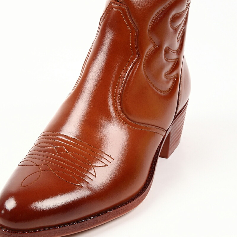 楽天市場】限定生産 幅広5E ウエスタンブーツ 本革 日本製 ショート