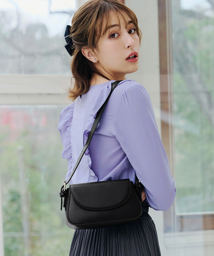 楽天市場】【2TYPE肩紐/ショルダー&斜め掛け】フラップミニバッグ