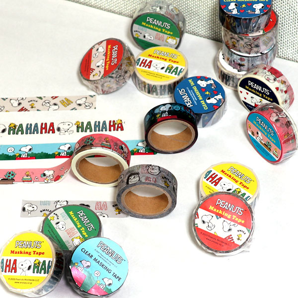 楽天市場】スヌーピー マスキングテープアソート{ 文具 キャラクター