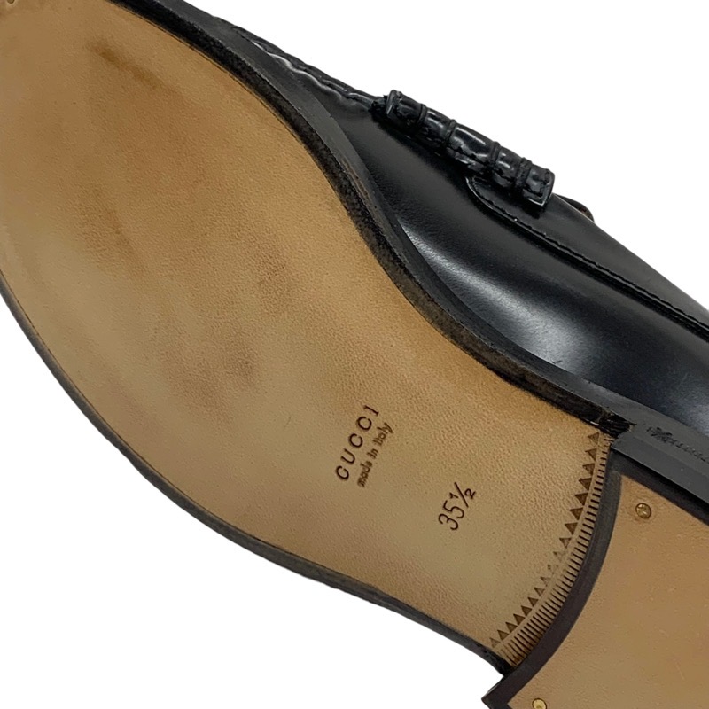 楽天市場】グッチ GUCCI ローファー 革靴 靴 シューズ レザー ブラック