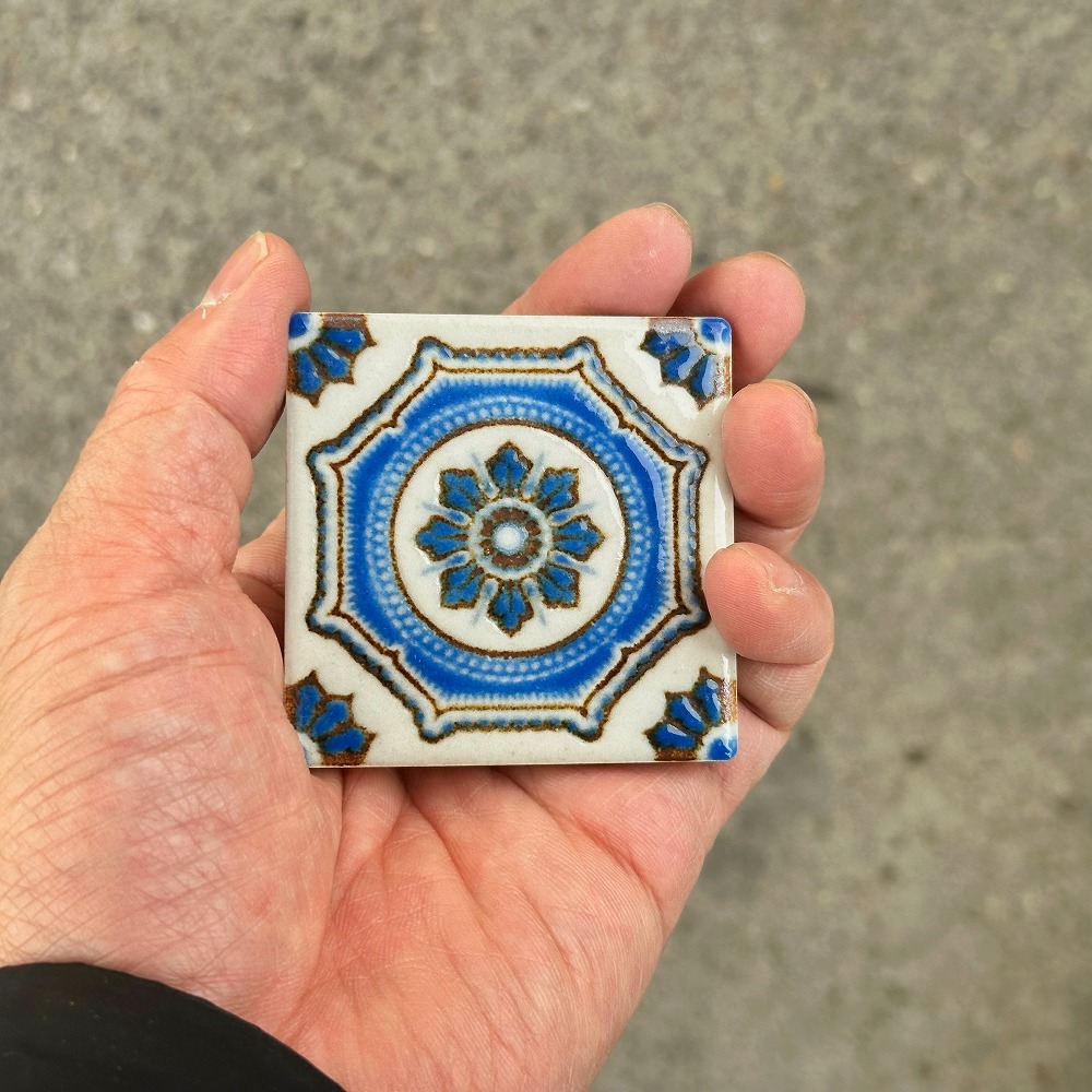 楽天市場】アンティーク デザインタイル マジョリカッセ タイル 大正