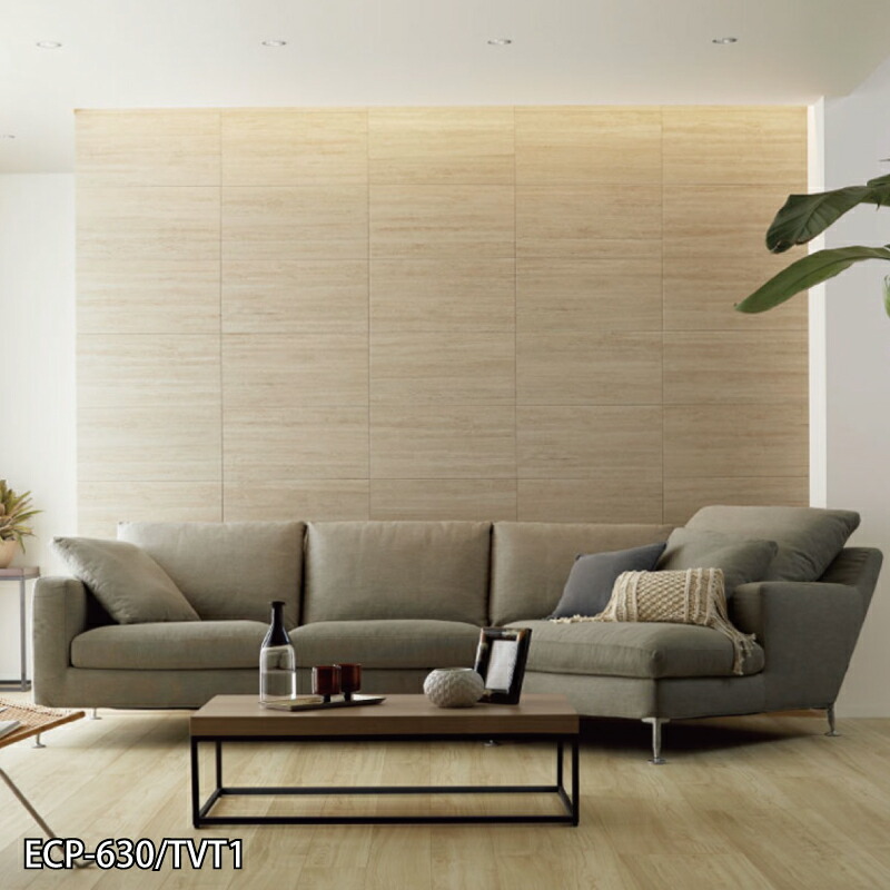 楽天市場】エコカラットプラス ネオトラバーチン 606×303角平(バラ売り