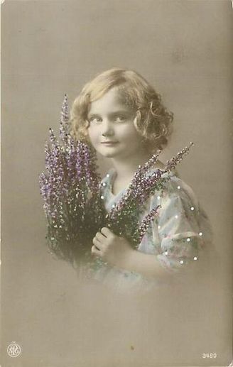 楽天市場】アンティークポストカード フランス 美しい少女 : タイニー