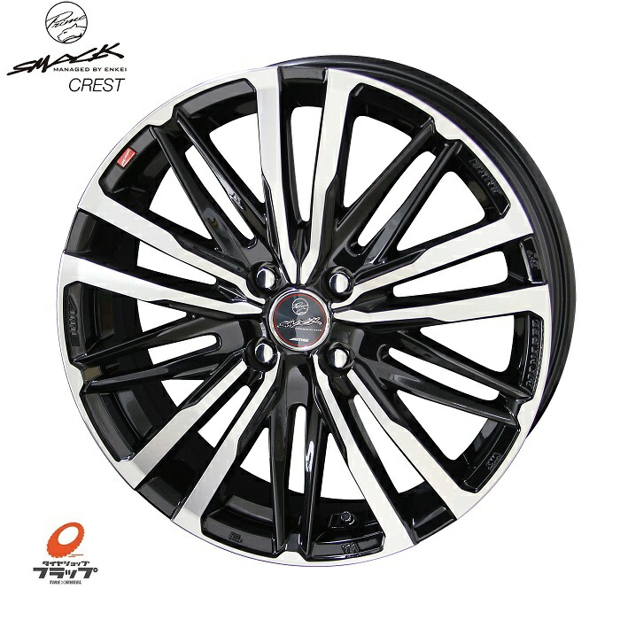 楽天市場】共豊コーポレーション スマック クレスト 17x6.0J+40 4-100