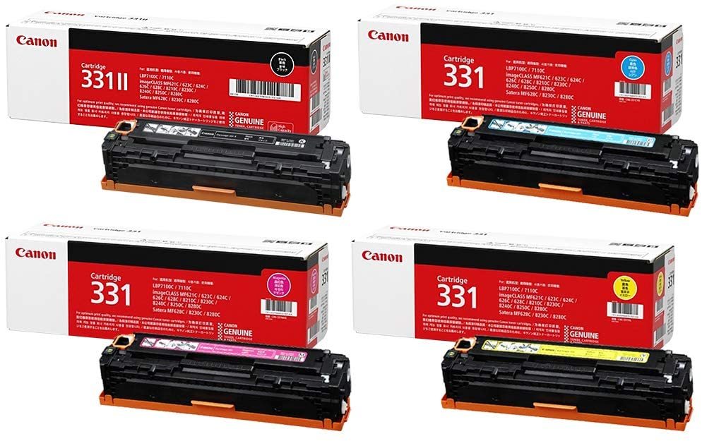 楽天市場】トナーカートリッジ331 4色セットの通販