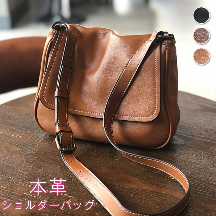 楽天市場】本革 ショルダーバッグ レディース メンズ 斜め掛け 柔らか