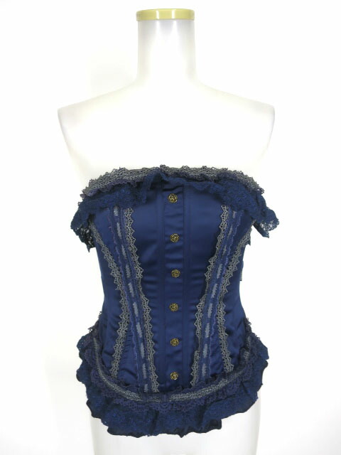 楽天市場】【中古】OZZ ONESTE / レース付きサテンコルセット