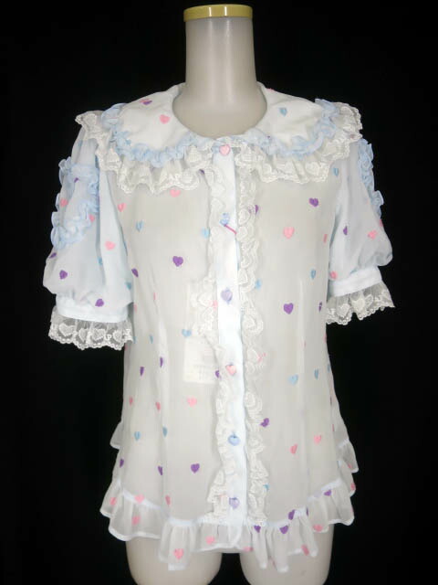 楽天市場】Angelic Pretty / Candy Petit Heart丸襟ブラウス アンジェ