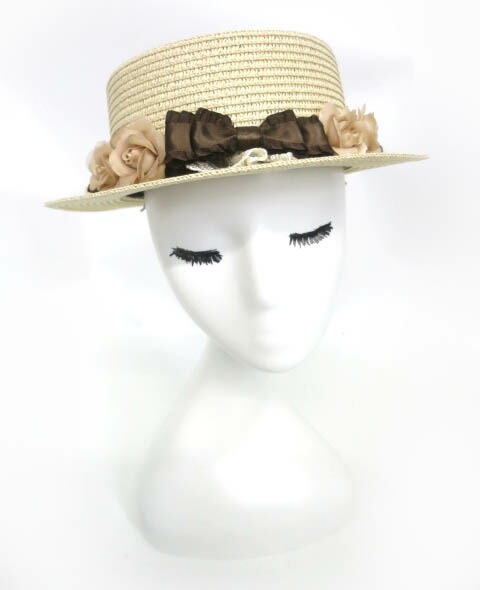 楽天市場】【中古】 Innocent World / サテンフリルリボンローズハット