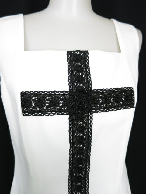 楽天市場】Moi-meme-Moitie / ローズ・レース十字架ジャンパースカート