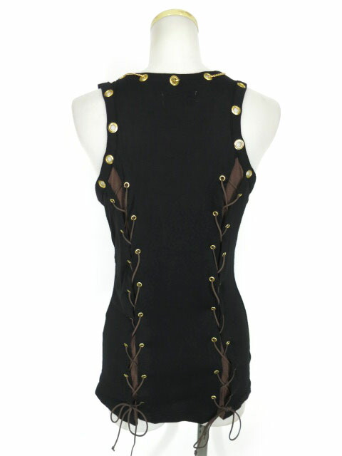 楽天市場】【中古】 STEAM h.NAOTO / 編み上げ付きタンクトップ