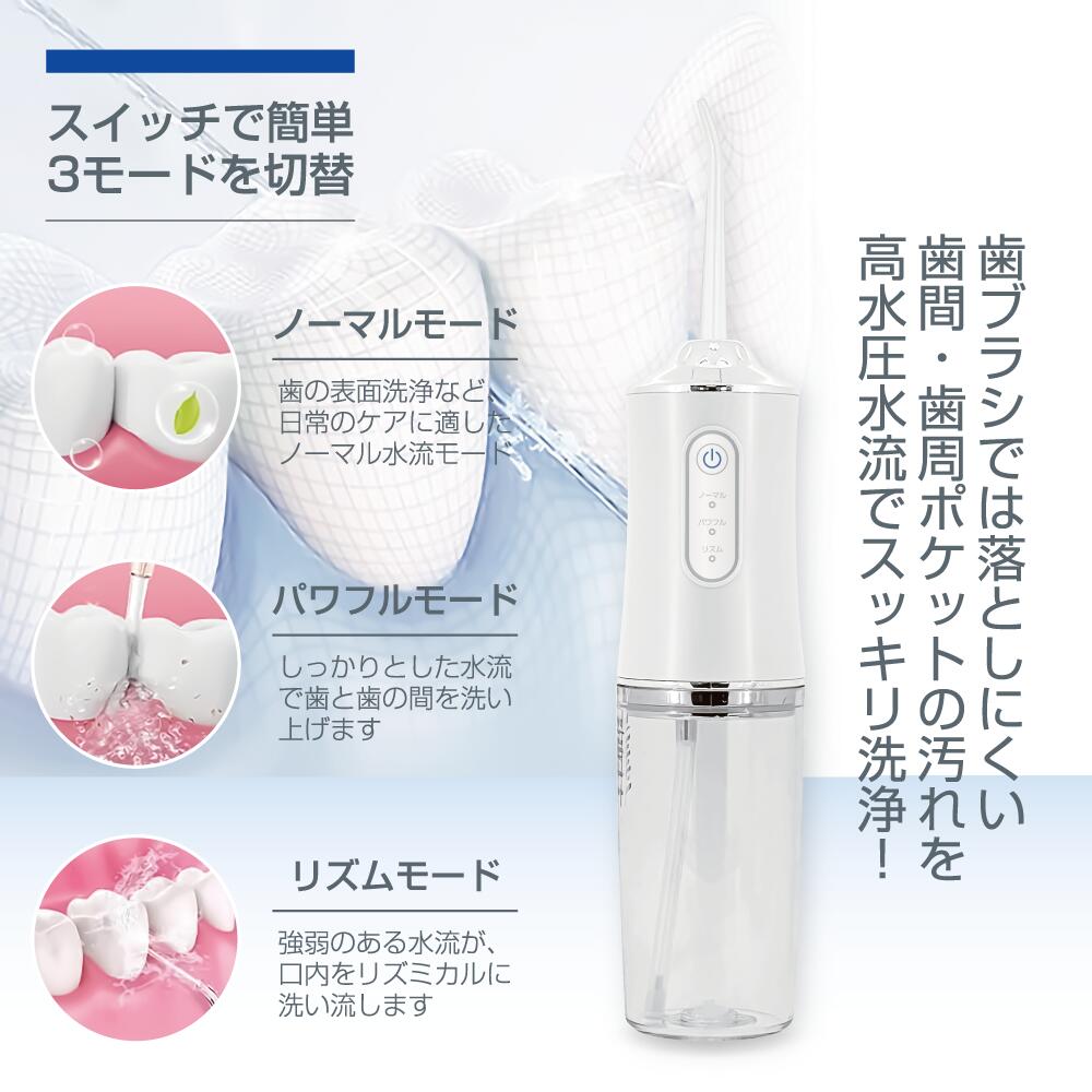 楽天市場】トレードワン（TRADE ONE）carenia USB充電式口腔洗浄機