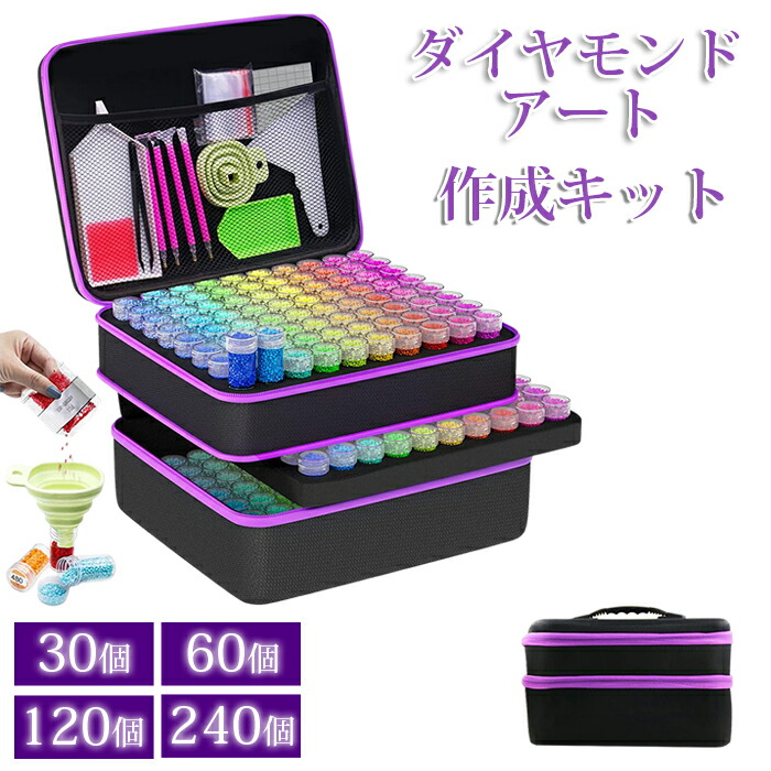 楽天市場】ダイヤモンドアート キット セット 初心者 ダイヤモンド塗装