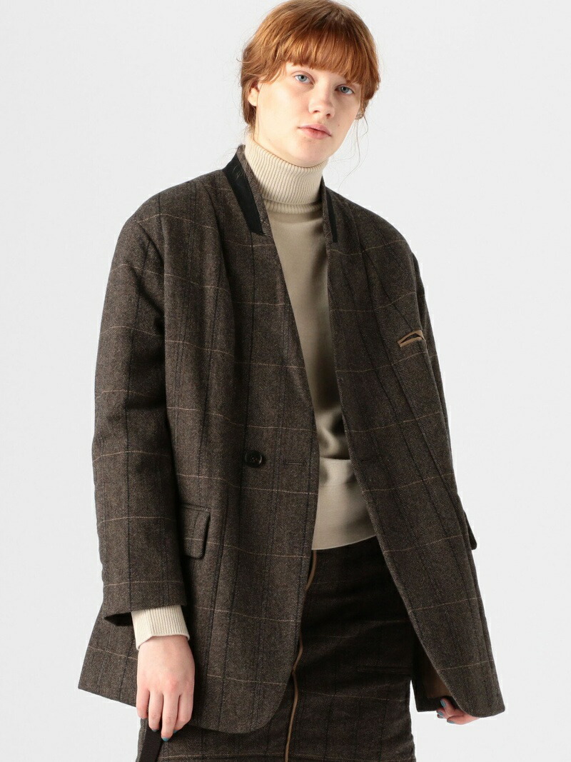 楽天市場】【SALE／40%OFF】ヘリンボーンツイード オーバーサイズド