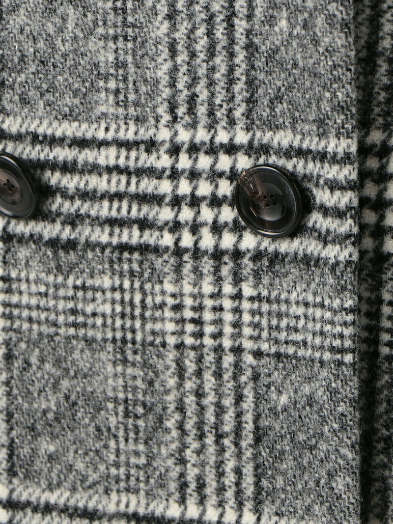 楽天市場】【SALE／40%OFF】ブロークングレンチェック ダブルブレスト