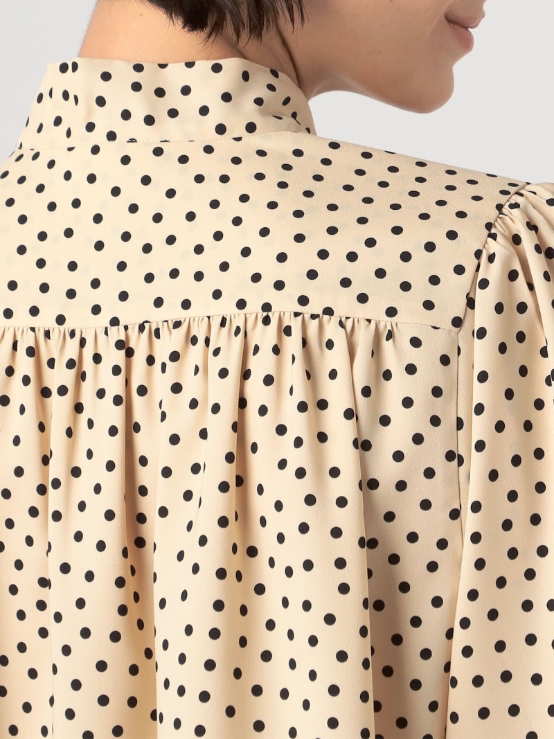 楽天市場】【SALE／40%OFF】ドットプリント ボウタイブラウス Ballsey