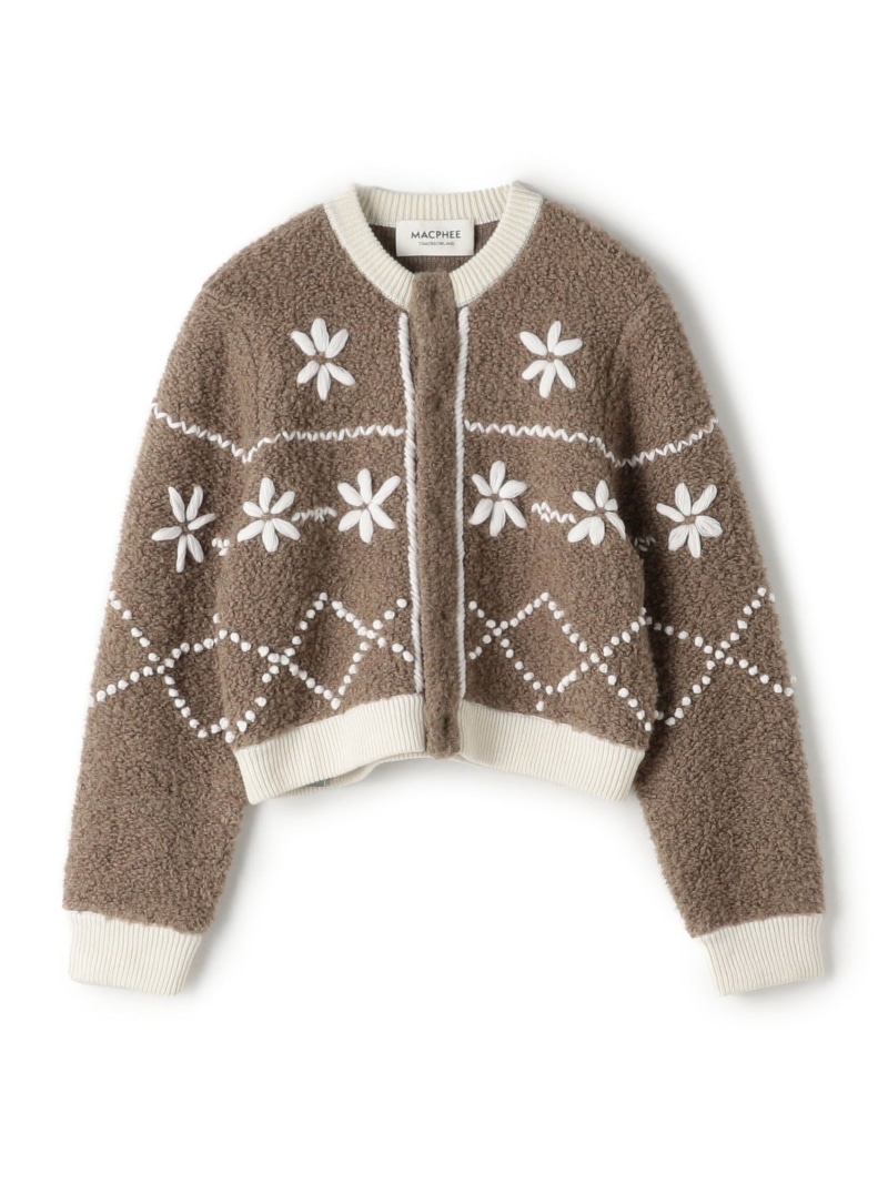 楽天市場】【SALE／40%OFF】ムートンエンブロイダリー クルーネック